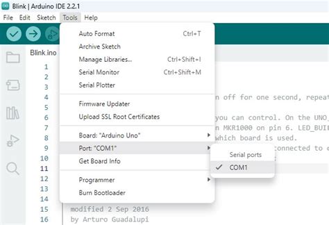 arduino port not showing up.